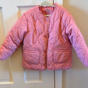 Zara Kids Pink Puffer Jacket